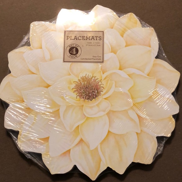 🌼SERENITY PETALS DAHLIA CORKED BACK DECOR🌼 - Picture 4 of 4